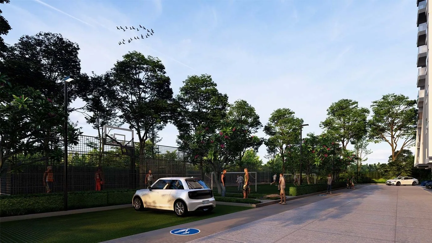 Amenities deck — DSR The Courtyard, Bengaluru