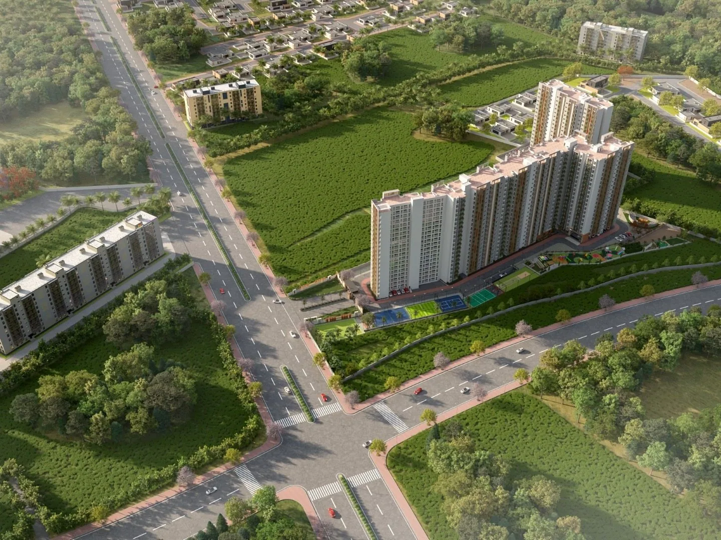 Sowparnika Whispering Petals, Hoskote — 1, 2 and 3 BHK apartments, Bengaluru