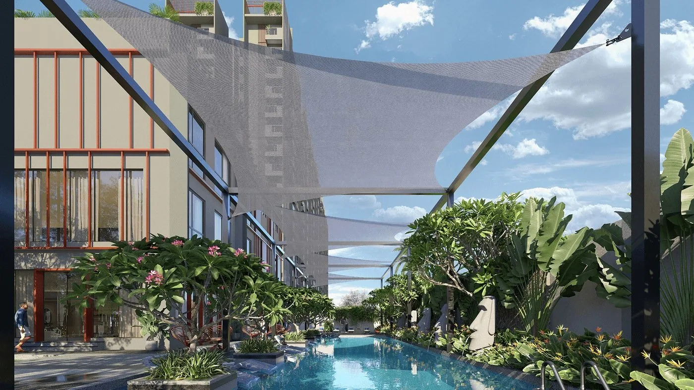 Pool deck — Sumadhura Capitol Residences, Bengaluru